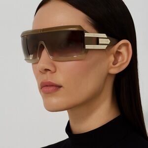 Jimmy Choo Sunglasses Sparks / S Rectangle w/ Gold Acetone Unisex